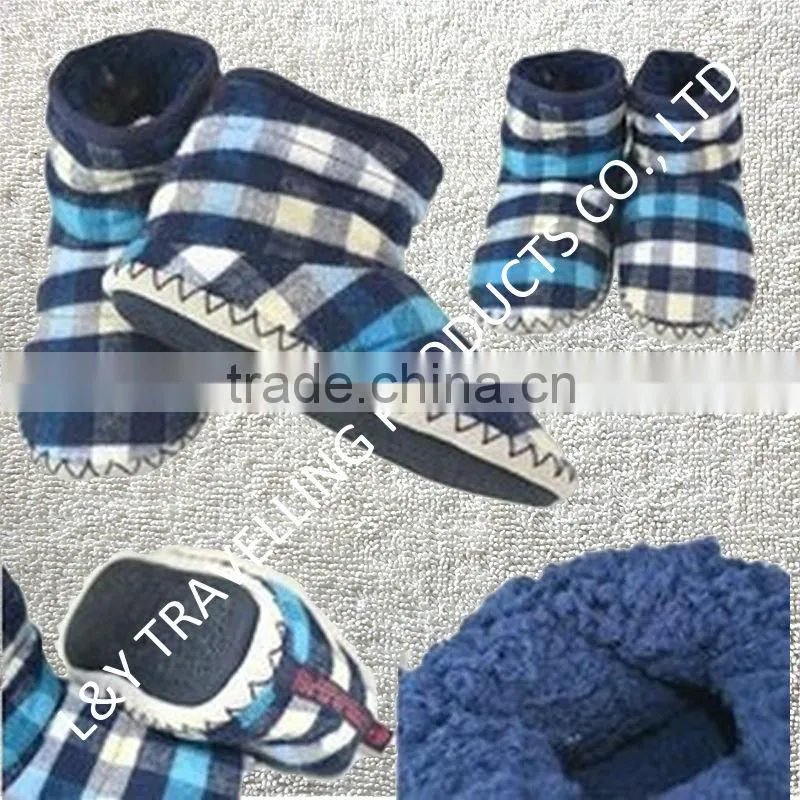 Candy color rose velvet ribbon hemming autumn and winter thermal at home boots