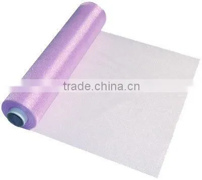 70cm Floral Decoration Sheer Snow Organza Fabric Rolls