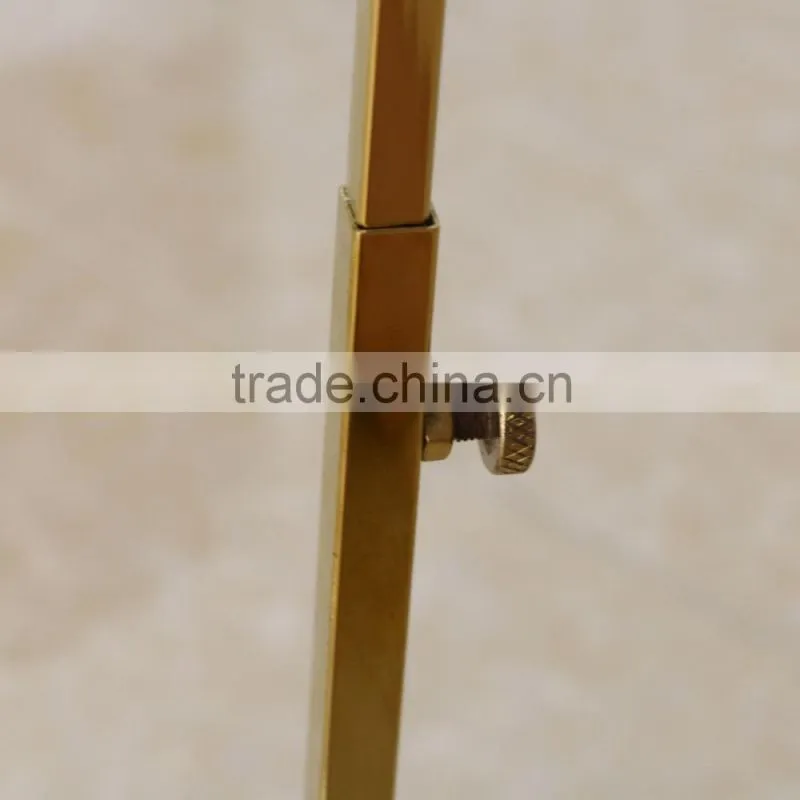 Gold metal bag rack for display/ luxury bag hanging stand