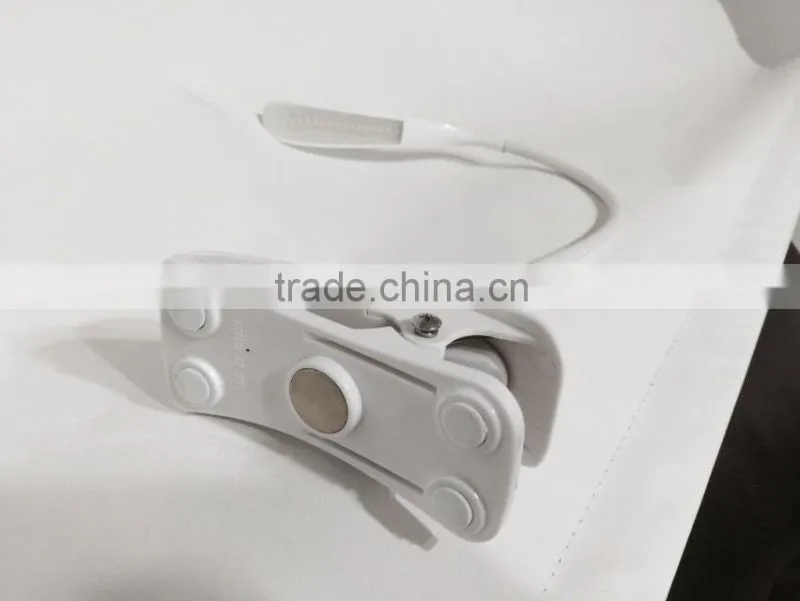 ABS plastic mini white led bed light student use eye protection led reading lights