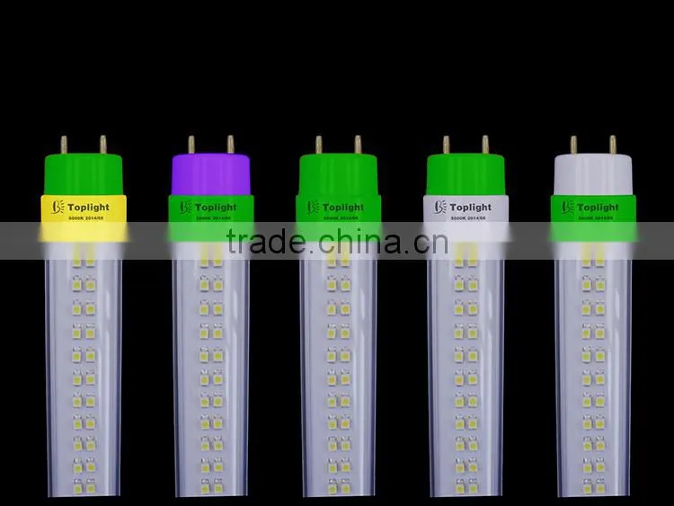 85-277V 8foot 6foot 4foot Green red blue colorful t8 led light tubes 18w 20w