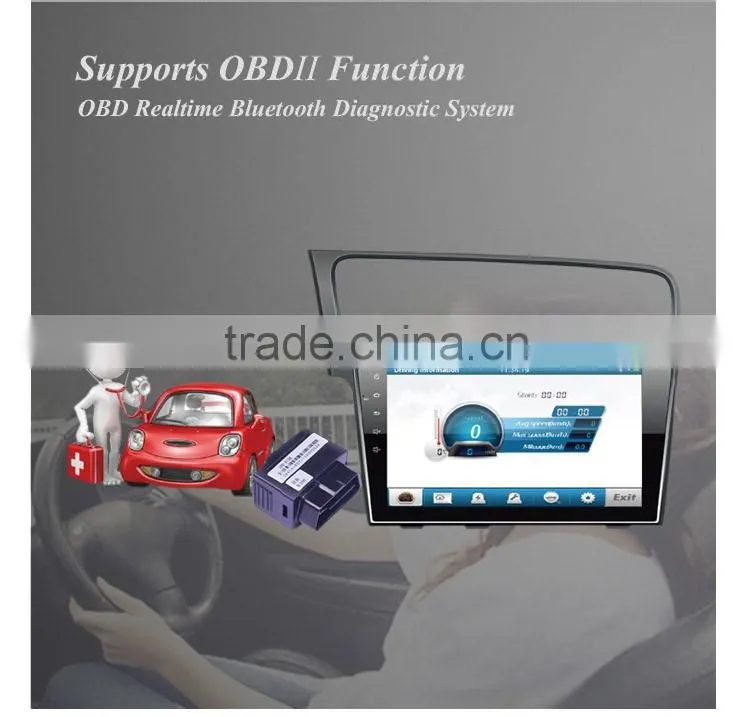 Android 5.1.1 Quad core Car dvd player with Wifi 3G Dongle bluetooth GPS Rear view camera