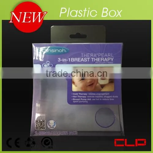 Customized transparent clear plastic box for gift package