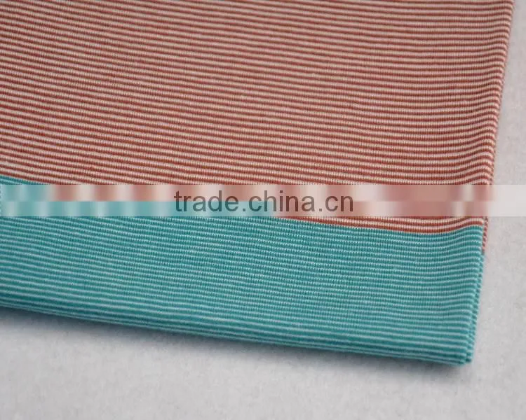 Jiufan Textile 100 knit polyester yarn dyed fabric