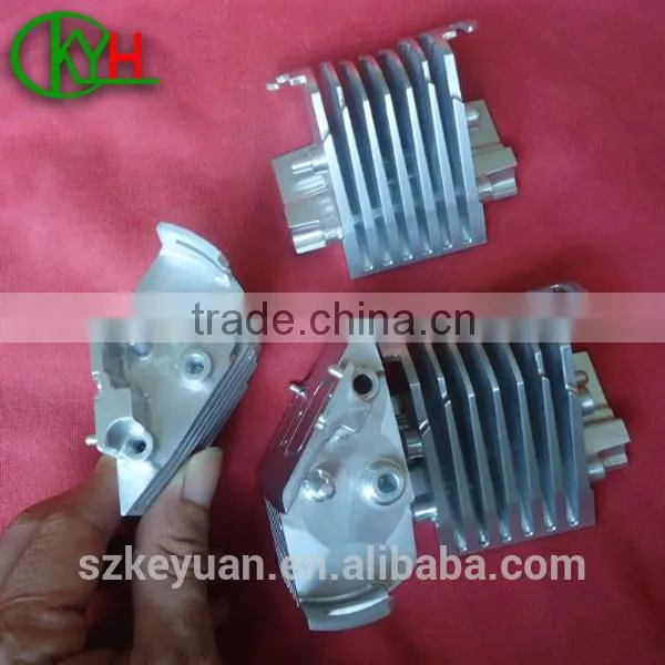 custom high precision aluminum parts by CNC machine
