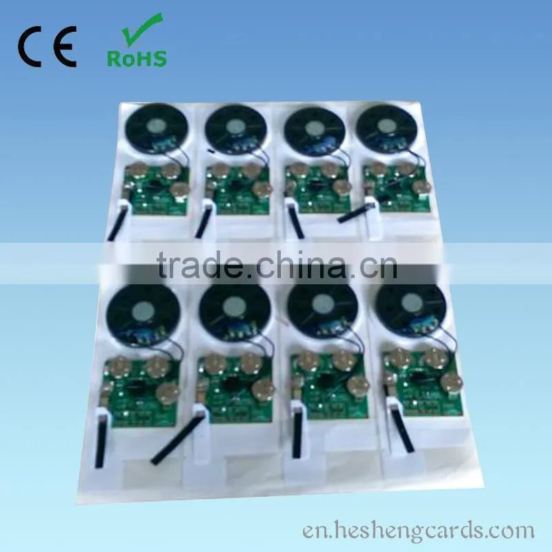 music card modules /music greeting card/ audio recording greeting cards