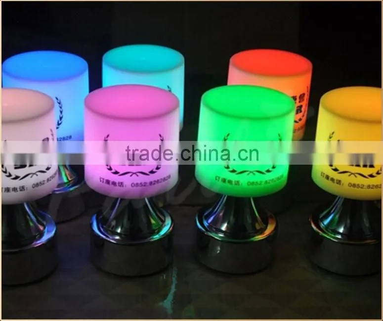 Bar/Nightclub rechargeable battery operated led table lamp