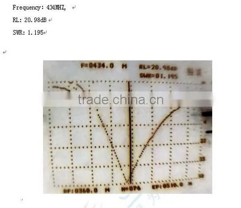 SW433-WT100 Elbow Rod Antenna for Wireless Transceiver RF Module
