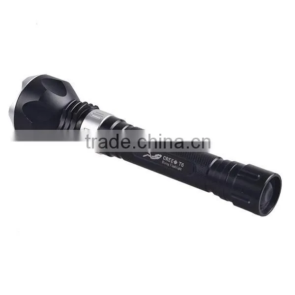 1000LM XM-L T6 LED Waterproof Diving Flashlight torch with gift box package