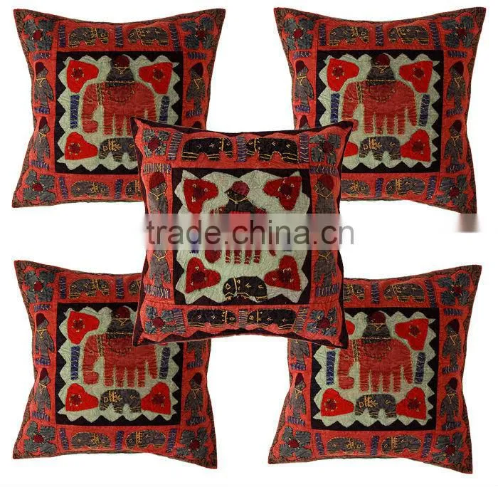 Assorted Kantha Cushion Covers Lot Online