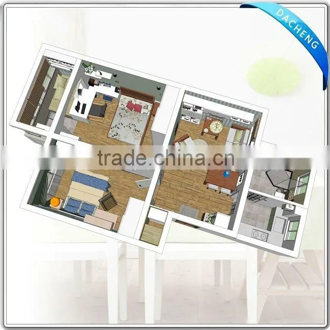 Wooden House/Fast Prefabricated Lovely Small Cabin Container House
