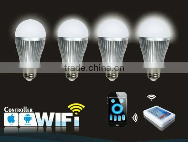 6w color temperature wifi led bulb dimmable lights