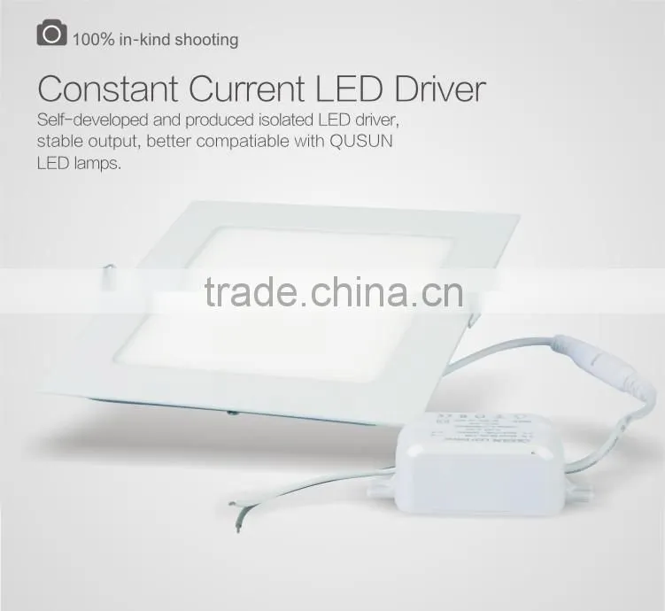 Hotsale 3W/6W/9W/12W/15W/18W/24W Square led ceiling panel light
