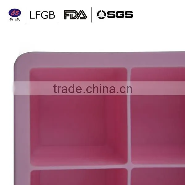 hot sale newest square shape Silicone Ice cube Tray