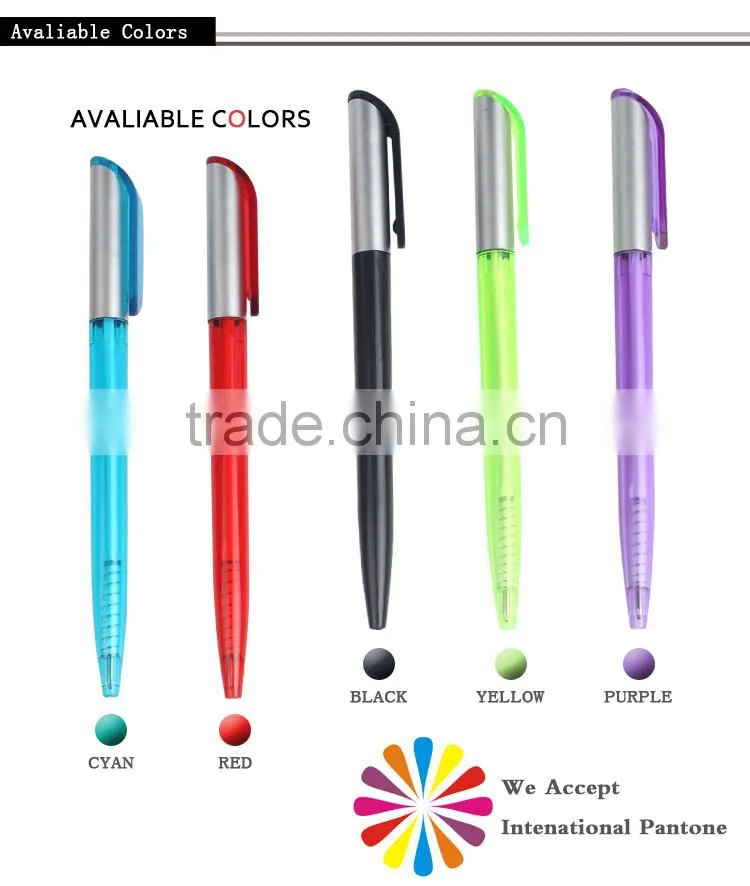 Hot Sale New Design Custom Advertising Ball Pen Plastic Promotional Ball pen