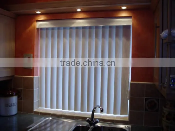 vertical plantation steel head rail vertical shutter