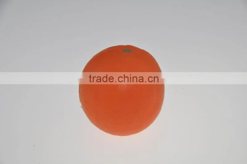 Wholesale PU foam orange shape fruit stress balls