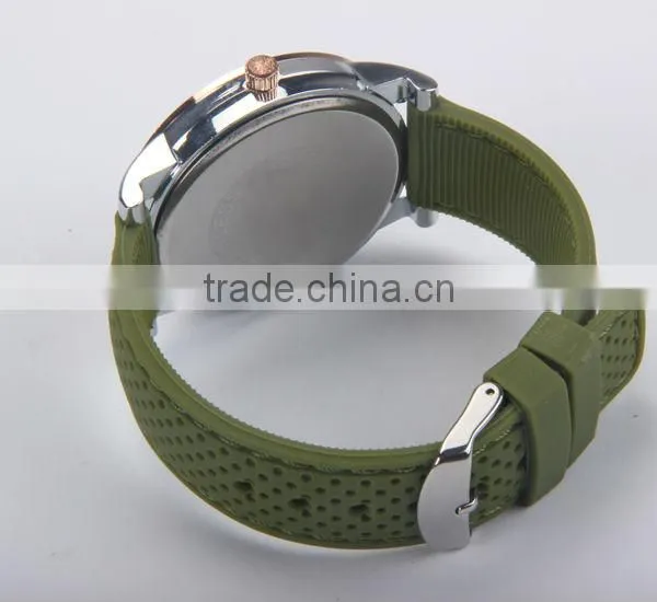 Japan movement quartz watch sr626sw silicone jelly watch