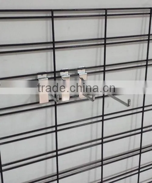 2015 Hot sale multifunctional Black Wire Mesh Slat Grid Display Panels