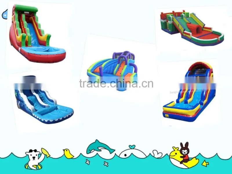QH-S-18 China inflatable water slides for sales