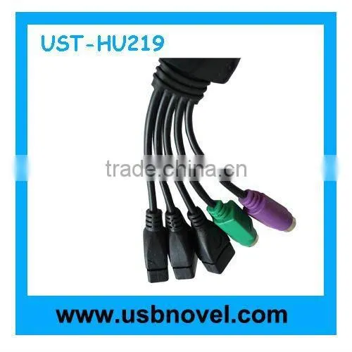 USB2.0 3Ports HUB+PS2