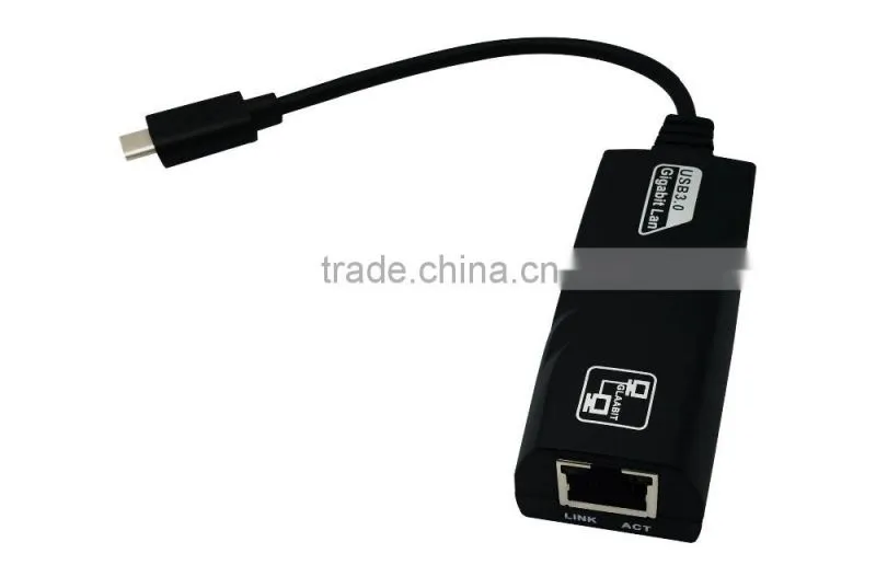 USB3.1/Type-C to Gigabit Ethernet Adapter USB3.1 to USB3.0 Gigabit Lan for Macbook