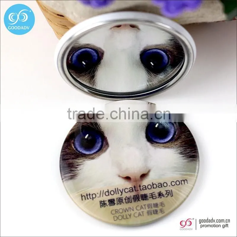 Professional Producer !High quality small tin pocket hand mirror