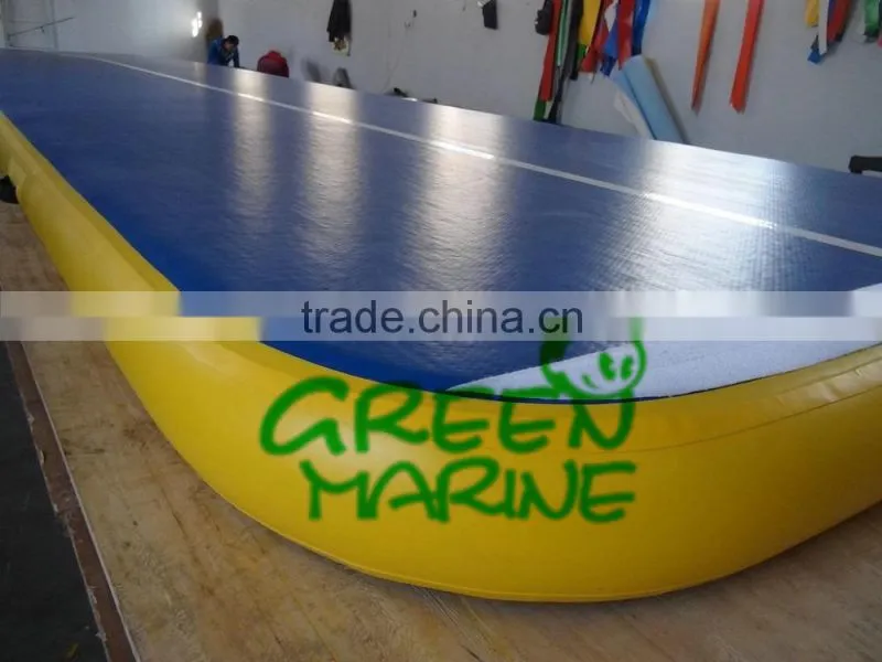 2015 Drop Stitch Material Inflatable tumbling gym mat for Gymnastics,air track factory