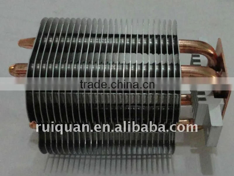 High level aluminum zipper fin heatsink