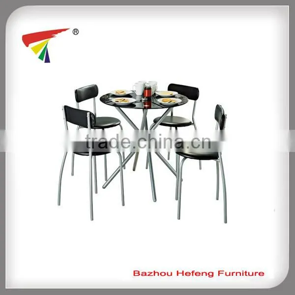 GLASS DINING TABLE AND 4 DINING CHAIRS SET BRAND NEW