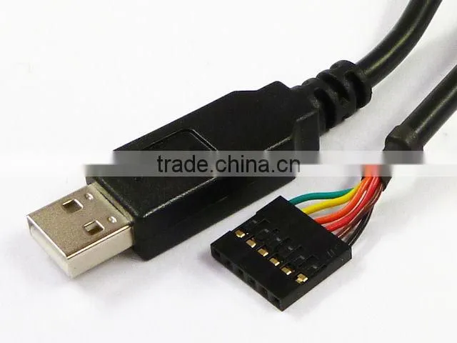 FTDI (Genuine) chipset +3.3V Black USB to TTL Serial Cable