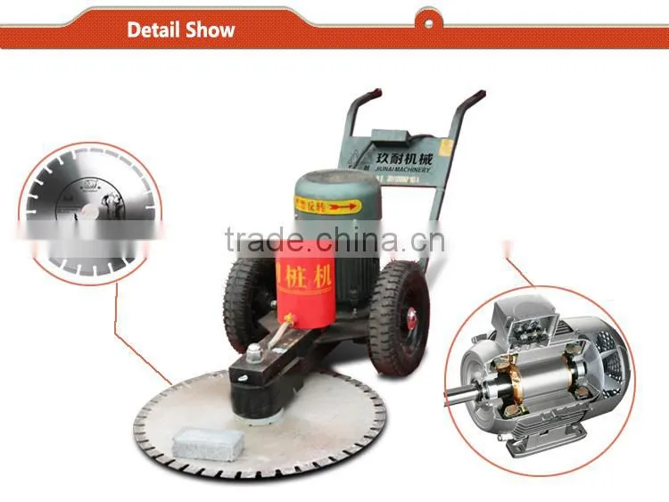 Cheap machines to make money JNQA-500 Cutting machine for concrete pole