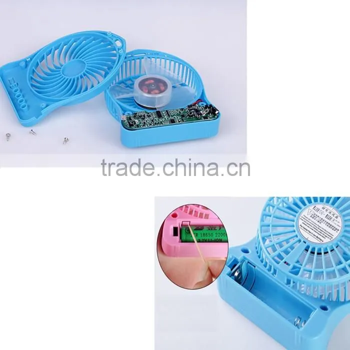 Promotional items handheld pocket toy fan, electrical table fan