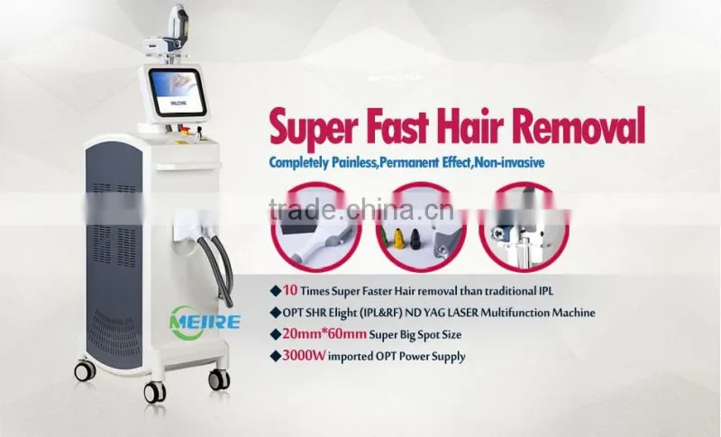 Hot selling effective OPT SHR Laser Multifunction Beauty Machine