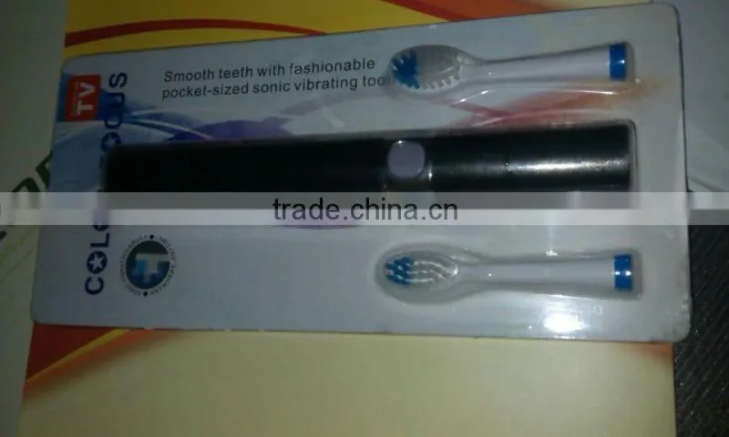 Pen type portable electric toothbrush with different colors