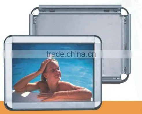 FLY factory price A1,A2,A3,A4 snap poster frame,metal picture frame, A-FRAME silver snap frame