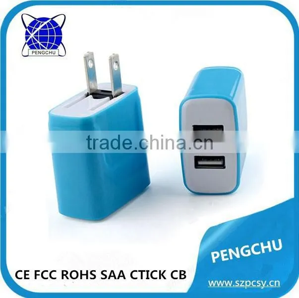 wholesale mini usb wall charger 5v 2.4a 2ports for mobile phone