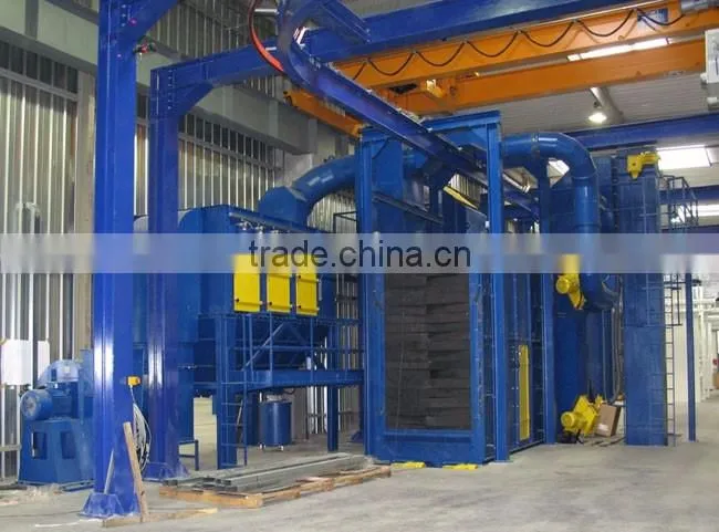Monorail shot blasting machines/shot blasting equipment