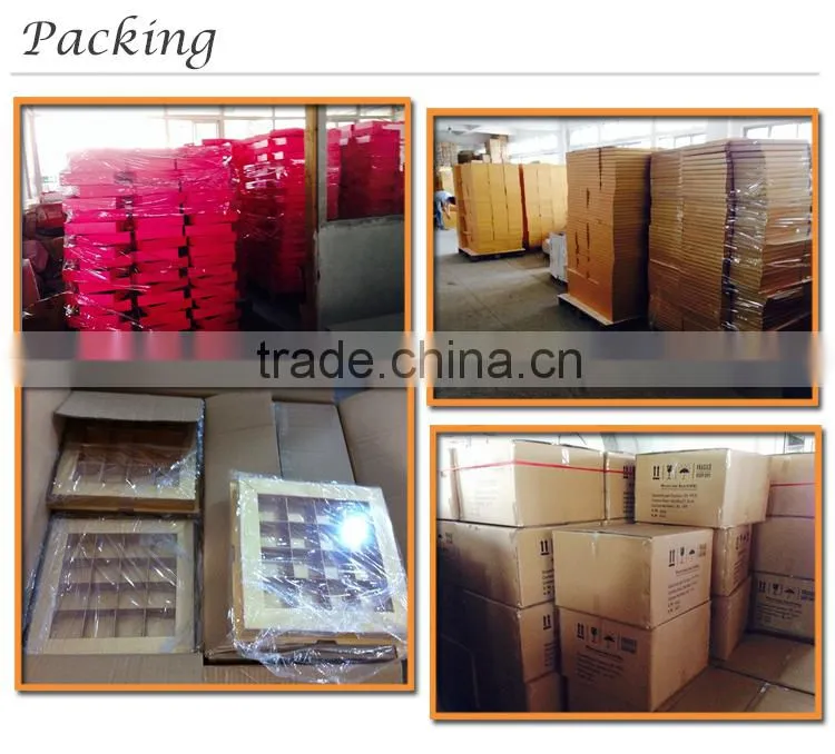 Factory Wholesale PVC Window Rigid Paper Slide Jewelry Box with velvet Paperboard Inside