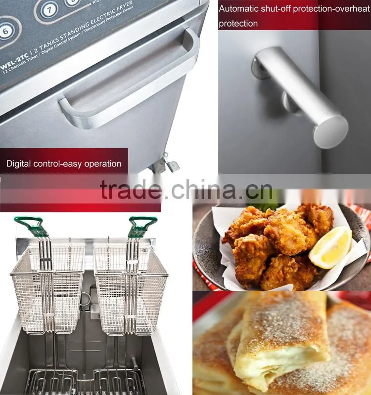 Hot Selling Digital 56L Chicken Fryer For Commercial Use