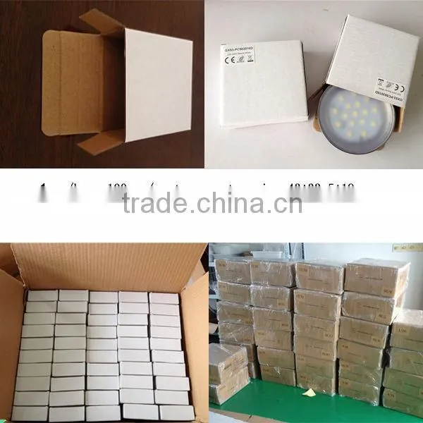 Weier Glass gx53 led cabinet lamp 5.5w led gx53 lamp 5050 30 smd
