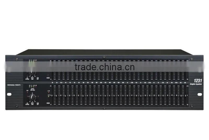 Panvotech 3U rack audio graphic equalizer
