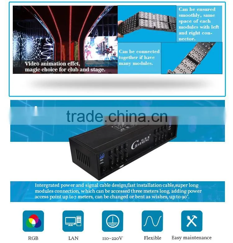Night club led X magic bar disco light decoration full color wall indoor lighting led
