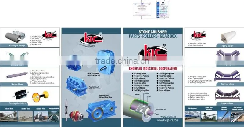 BELT CONVEYOR IDLER ROLLER FOR MINING