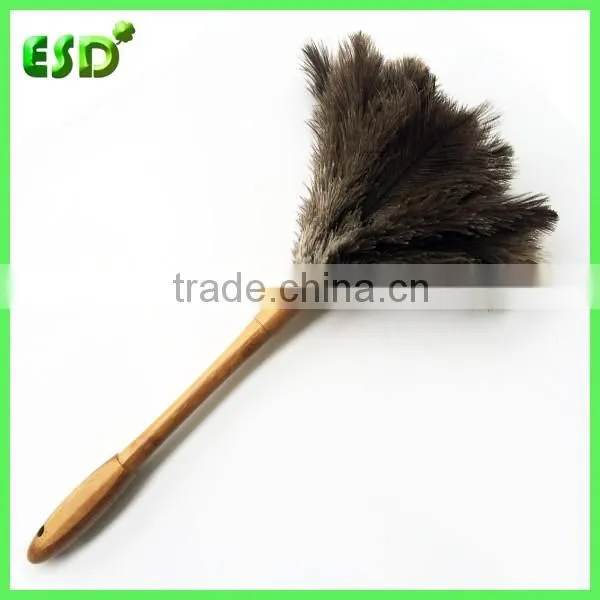 ESD Wooden Handle Ostrich Feather Duster,Anti-Static Duster