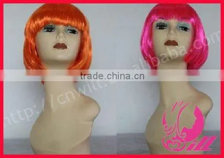Wholesale Red Synthetic Hair Wig For Party Wig