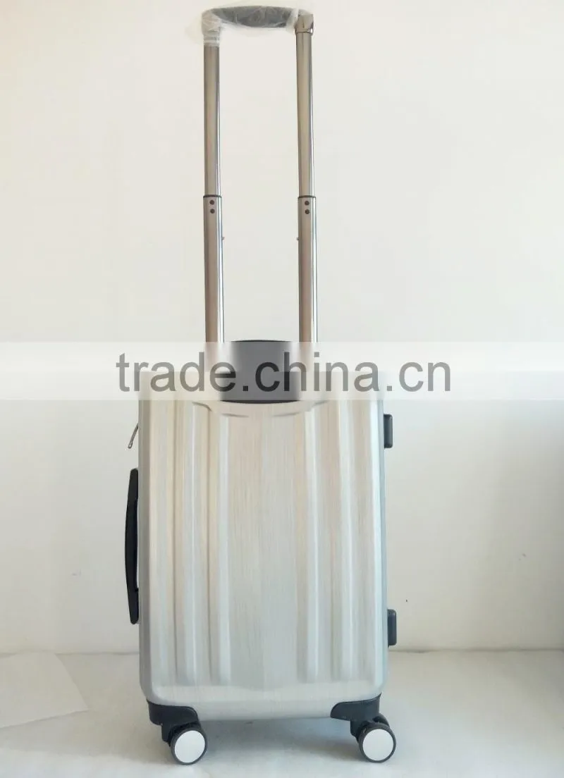 Trendy Business style ABS+PC Bright trolley luggage set