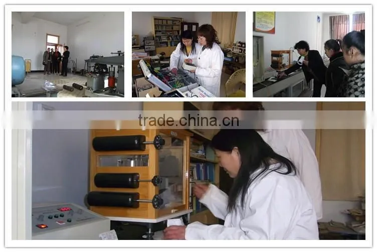 rubber coated buffer conveyor roller for stone quarry