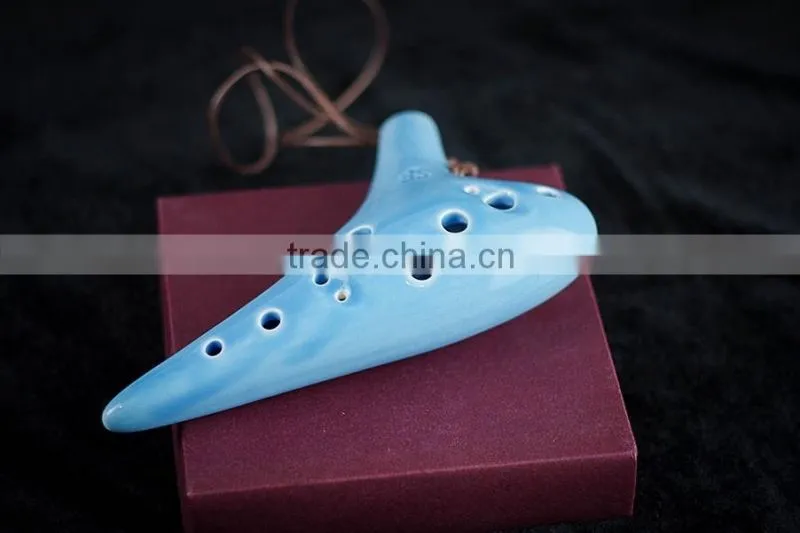Chinese Ceramic Ocarina Flute