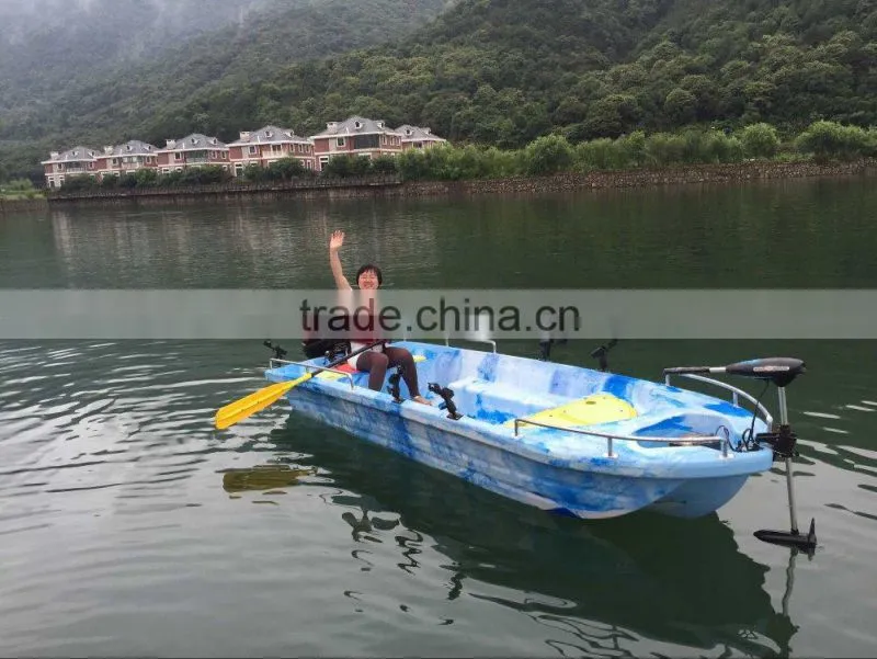 plastic electric kayak for fishing